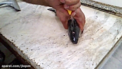 پاک کردن ماهی قزل آلا