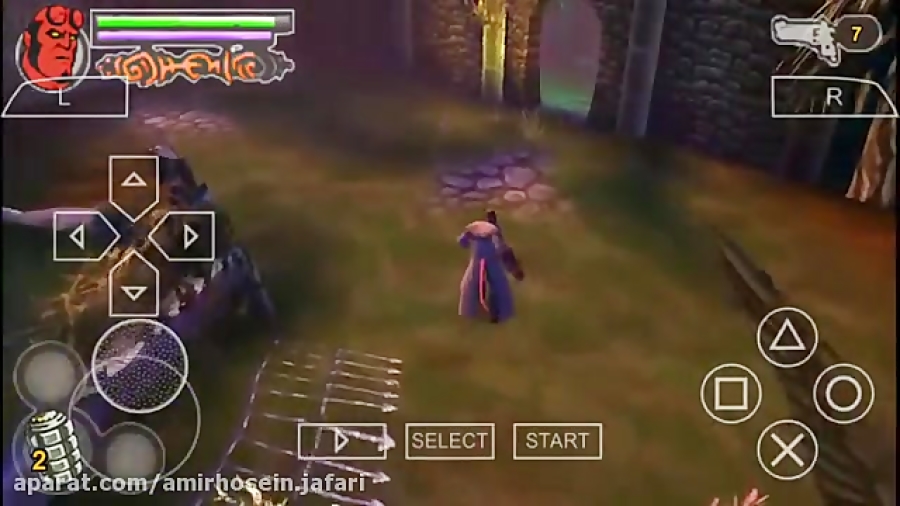 گیمپلی بازی پسر جهنمی ( HellBoy The Science of Evil برای PSP و Android )