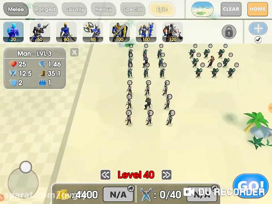 گیم پلی بازی Epic Battle simulator