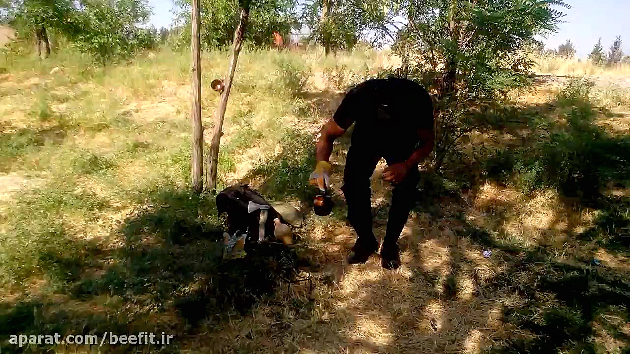 آقای طبیعت گرد ایران و پخت غذا در طبیعت زمان61ثانیه