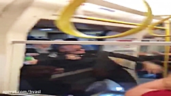 درگیری فیزیکی شدید هواداران لی...