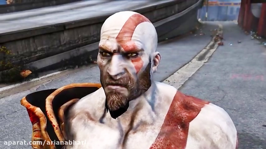 مبارزه سوپر من با کریتوس (God of War )