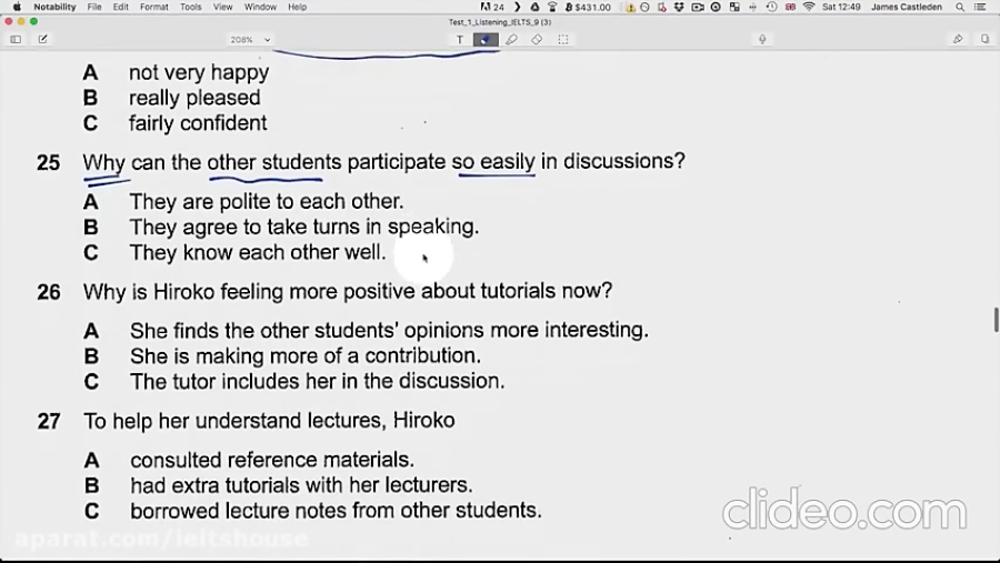 Cambridge 9 Listening Analysis - Test 1 - Section 3
