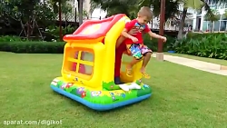 بازی دیانا و روما با اسباب باز...