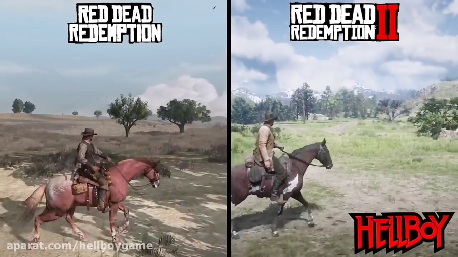 مقایسه بازی Red Dead Redemption با Red Dead Redemption 2