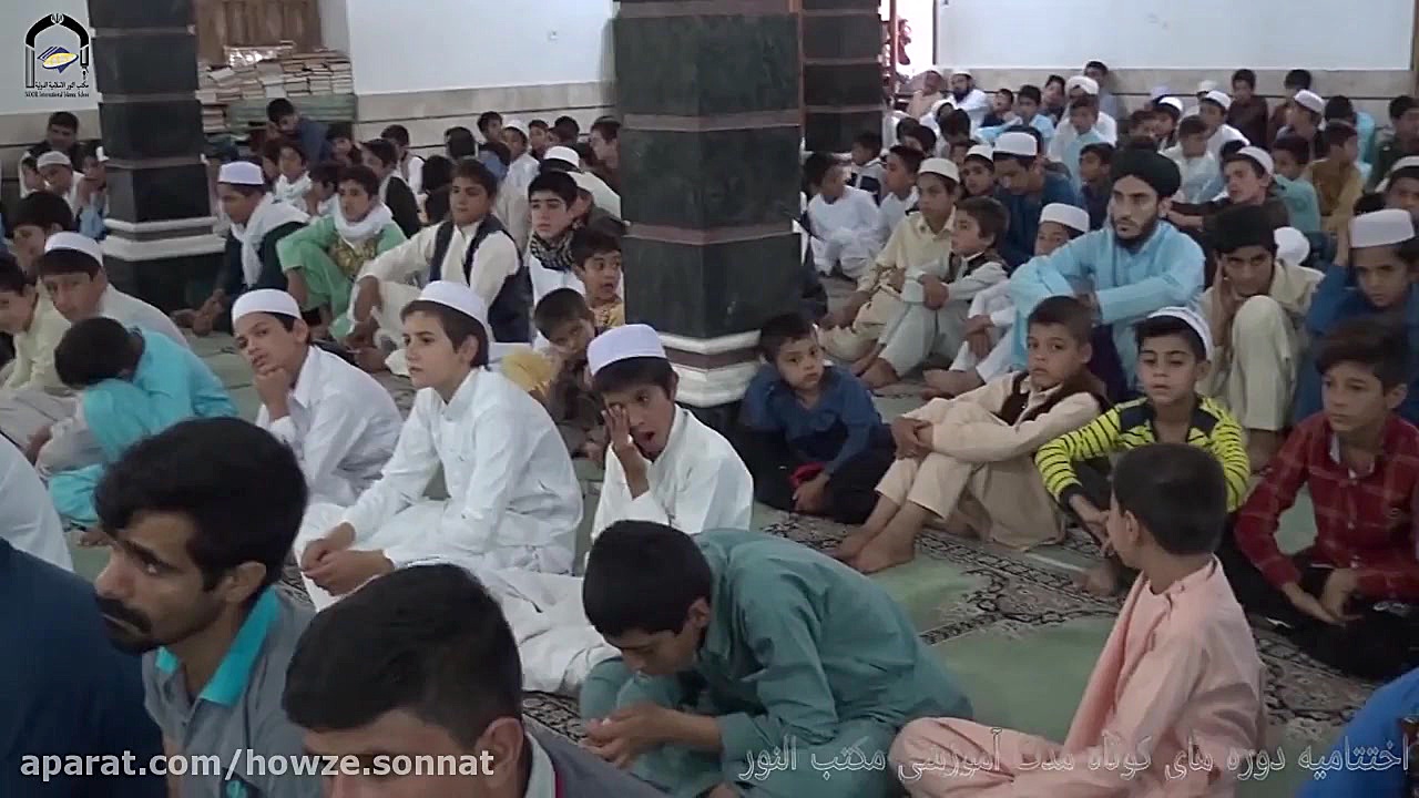 سخنرانی مولانا عبدالمتین حسینی در اختتامیه دوره های کوتاه مدت مکتب النور جیجی حدید