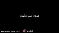 هرجای شهرو میگردم....