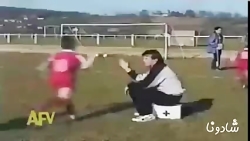 بازی با توپ خنده دار.نبینی از...