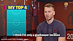 نتو دروازه بان جدید بارسلونا 4...