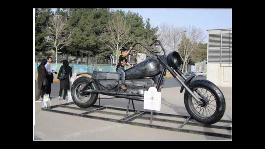 ابتکار شهردار مشهد در ایجاد نماد های جالب نوروزی در خیابان های مشهد مقدس در نورو مرغ طوفان
