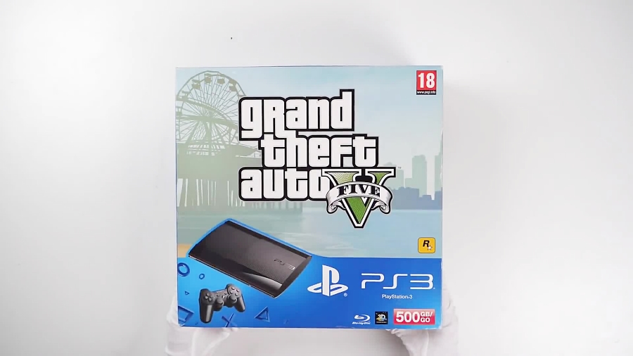 آنباکسینگ کنسول PlayStation 3 Super Slim - Grand Theft Auto V Bundle