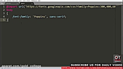 ساخت تقویم با html css