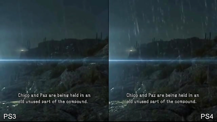 مقایسه Metal Gear GZ روی PS4 و PS3 از Guard3d. com