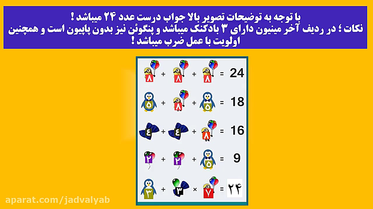 با تست هوش تصویری جدول یاب مغزتان را ورزش دهید آر اف فرکشنال