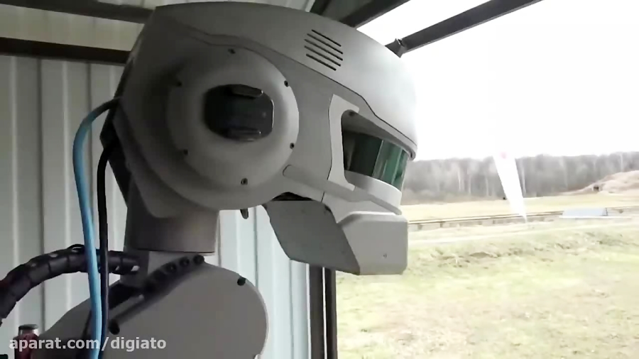 تیراندازی ربات انسان نمای روسیه به نام فدور