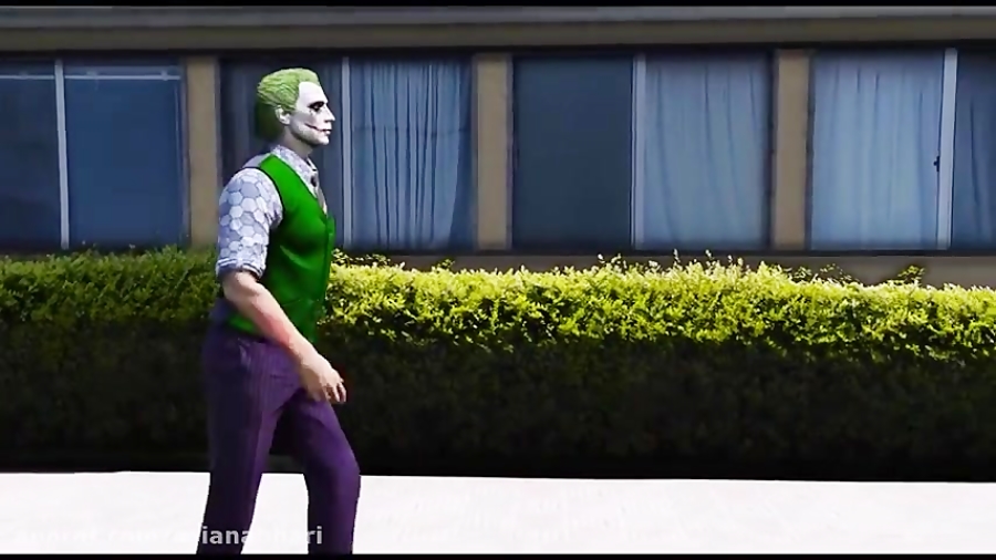 مبارزه جوکر با PENNYWISE در GTA V