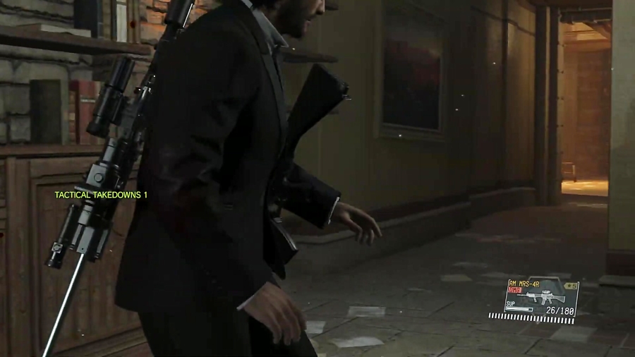 گیم پلی بازی Metal Gear Solid V The Phantom Pain - John Wick Mod