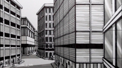 طراحی چند منظره با پرسپکتیو یک نقطه ای