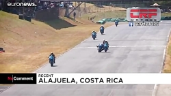 دعوا در پیست موتور سواری