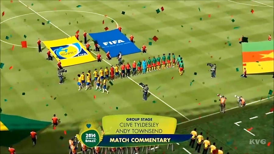 2014 FIFA World Cup Brazil - Cameroon vs Brazil Gameplay [HD]