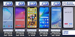 مقایسه عمر باتری Note 10 plus,S10 plus , iPhone XS Max , P30 pro , Oneplus 7 pro
