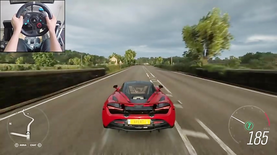 McLaren 720s - Forza Horizon 4 | Logitech g29 gameplay