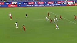 خلاصه بازی آاس رم 3-3 جنوا