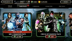 MK Mobile. Dual Pack Opening Circle of Shadow Pack and Diamond Pack Huge Opening
