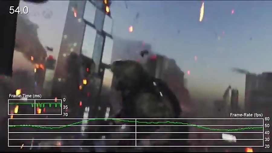 تست فریم ریت CoD AW روی Xbox One از Guard3d. com