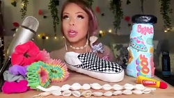 چالش خوردن کفش و کش و......