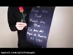 آموزش شعبده بازی  ـ   گل رُز