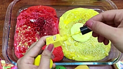 مخلوط كردن اسلايم باهم | تفريح...