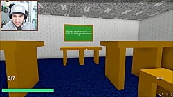 This Creepy Baldi Was Controlled By A Human Roblox Baldi S Basics - santa baldi roblox