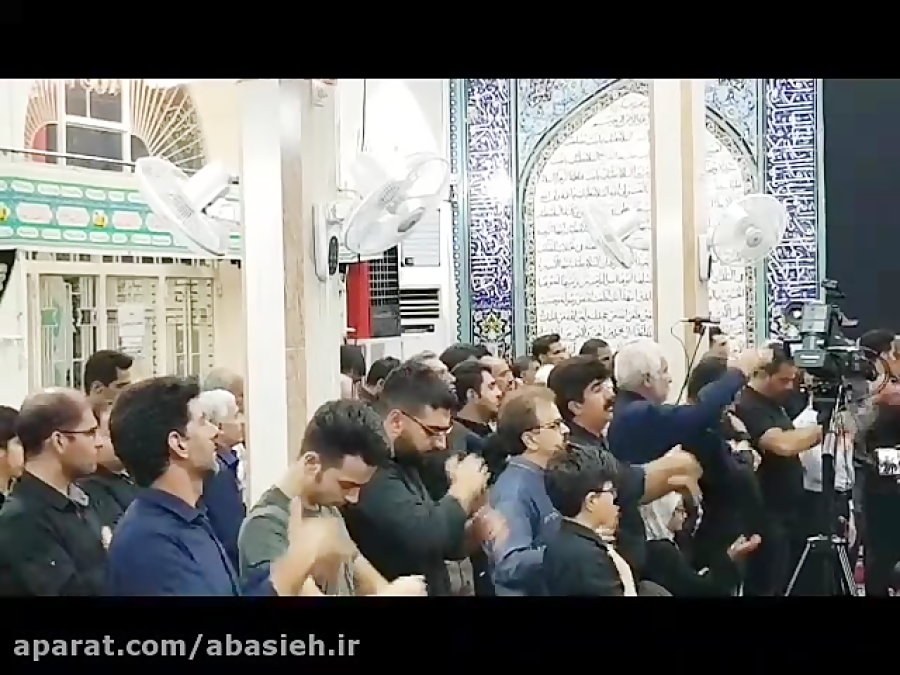 مراسم عزاداری و سینه زنی شب سوم محرم در مسجد حضرت زینب دزفول