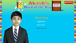 Word of the Day | Novenary | Akash Vukoti
