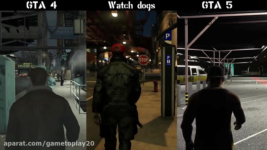 مقایسه سه بازی GTA IV و GTA V و Watch Dogs 1 همراه با مود های گرافیکی