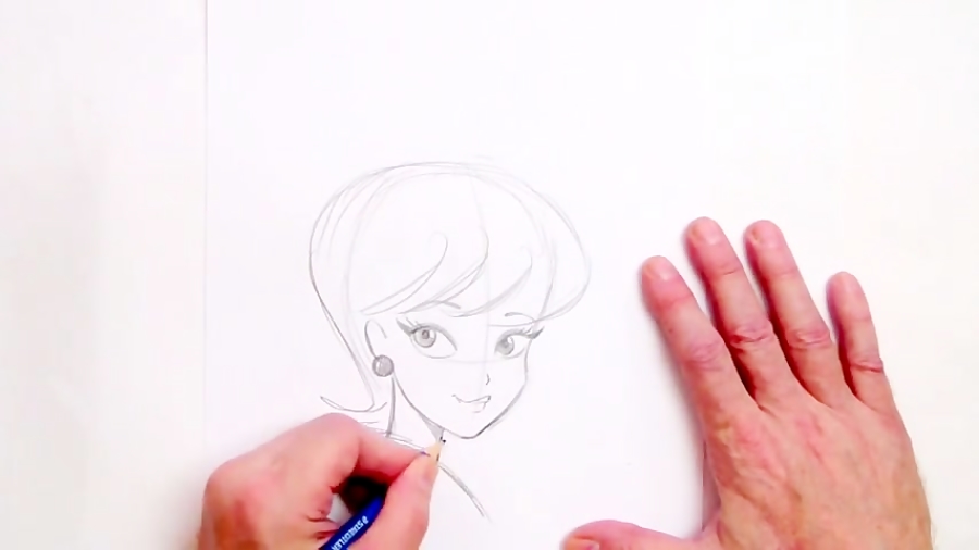 آموزش نقاشی How To Draw a Simple Cartoon