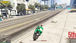NO PANTS MOTORBIKING - GTA 5 Online (Cunning Stunts DLC)گیم پلی جی تی ای5