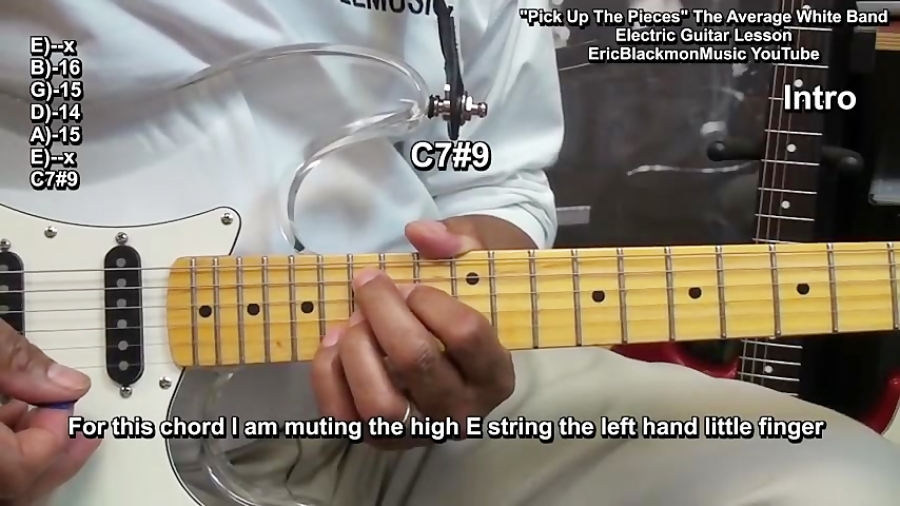 How To Play PICK UP THE PIECES The Average White Band On Electric Guitar
