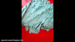 بازی با شن جادویی آبی توسط خود...