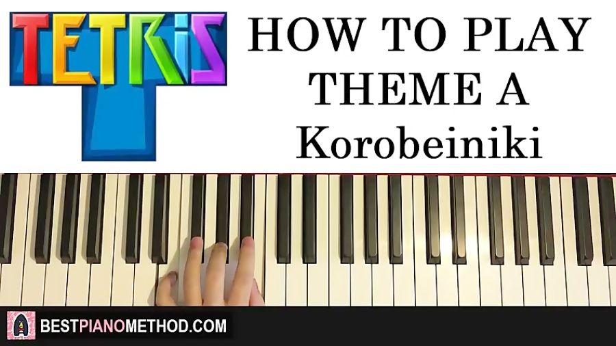 Tetris Theme A - Korobeiniki (Piano Tutorial Lesson)