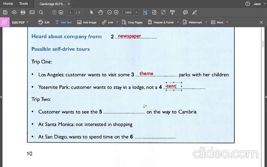 cambridge-10-listening-analysis-test-1-section-1