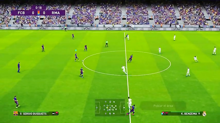 eFootball PES 2020 FC Barcelona vs Real Madrid - Awesome Gameplay!
