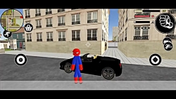 Spider Stickman Rope Hero Gangstar Crime - Gameplay Trailer (Android Game)
