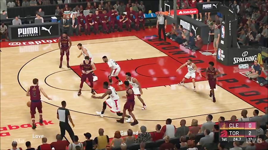 NBA 2K20 - Toronto Raptors vs Cleveland Cavaliers - Gameplay (PS4 HD)]