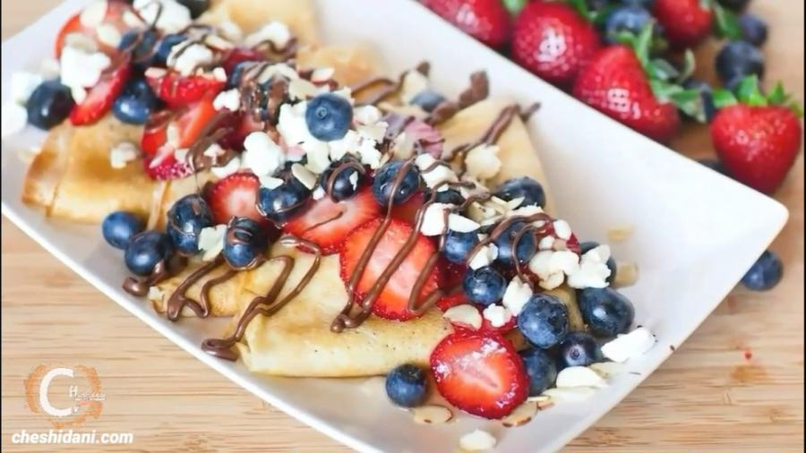 کرپ و نوتلا