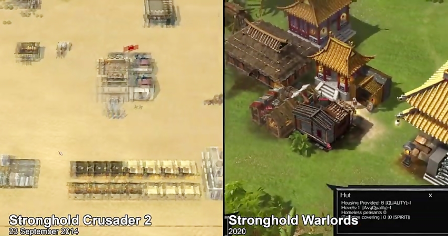 Stronghold Crusader 2 vs Stronghold Warlords