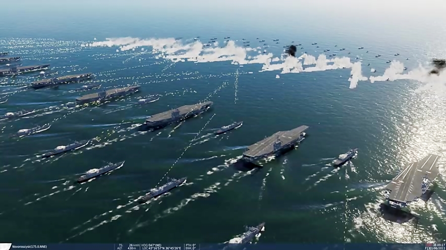 USA vs IRAN Naval Battle - DCS World 2.5