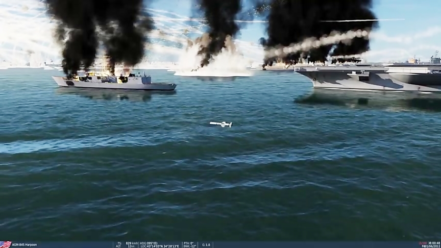 USA vs RUSSIA Naval War - DCS World 2.5