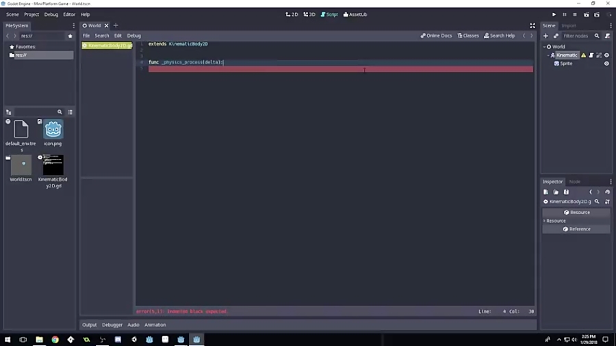 Godot Engine 3 - Platform Game Tutorial